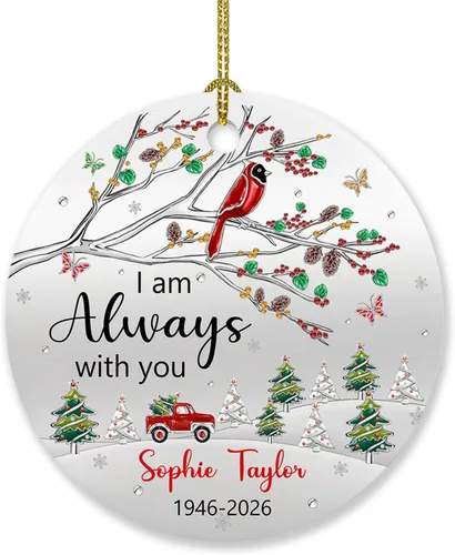 Vista 12 de Adorno personalizado para árbol de Navidad con nombre y año, regalo para mi nuevo apartamento, adorno personalizado para primera Navidad en un nuevo