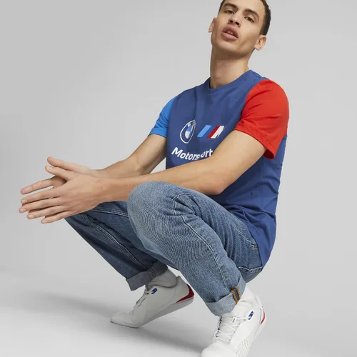 Vista 95 de PUMA Camiseta con logotipo BMW M Motorsport Essentials para hombre