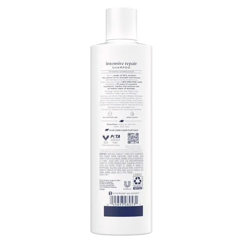 Vista 2 de Dove Champú Nutritive Solutions Daily Moisture hidratante para cabello seco, 12 onzas líquidas (4 unidades)