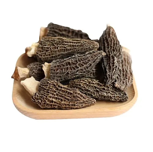 Vista 2 de TOKASS Hongos secos Morel, Wild Morel Nature Alimentos gourmet finos (1 onza)