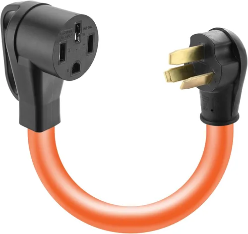 Vista 17 de Cable adaptador de secadora NEMA 5-15P a 10-30R, 1.5 pies