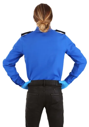 Vista 2 de Camisa de manga larga Agente TSA azul Multicolor