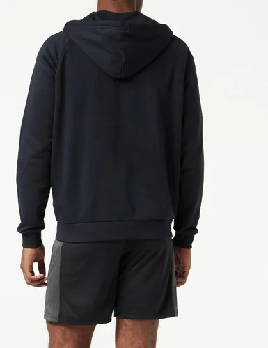 Vista 5 de Under Armour Rival - Sudadera de vellón para hombre, con capucha y cierre con cremallera completa