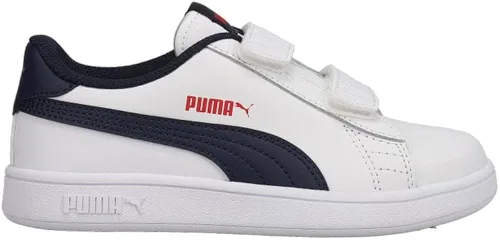 Vista 3 de PUMA Tenis unisex Smash 2 con gancho y bucle para niños, Multicolorido