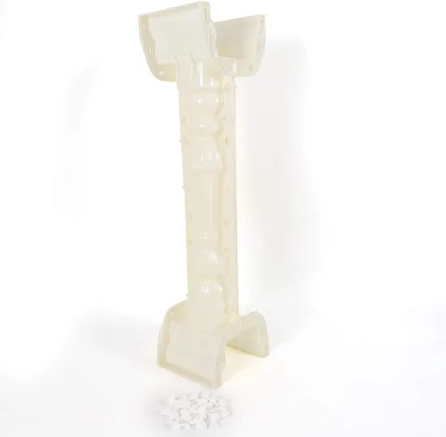 Vista 10 de Molde de balaustrada de plástico de 23.6 in de columna romana para hormigón, juego de 1, kit de moldes de fundición de cemento de yeso de concreto