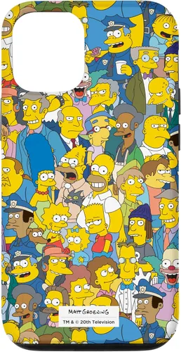 Vista 28 de The Simpsons Springfield Characters Print - Carcasa para iPhone 17