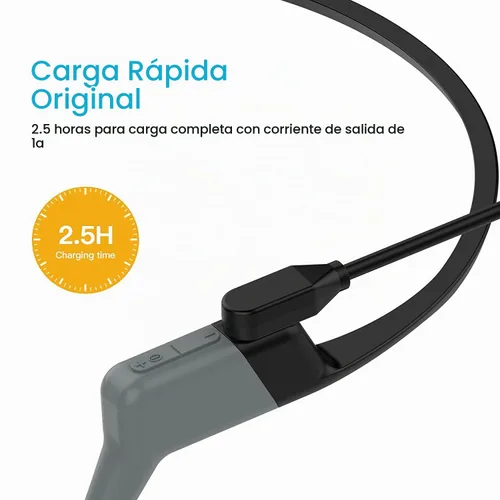 Vista 7 de AWINNER Paquete de 2 cables de carga compatibles con Shokz, cable de carga magnético compatible con Aftershokz Aeropex AS800, Shokz OpenRun Pro
