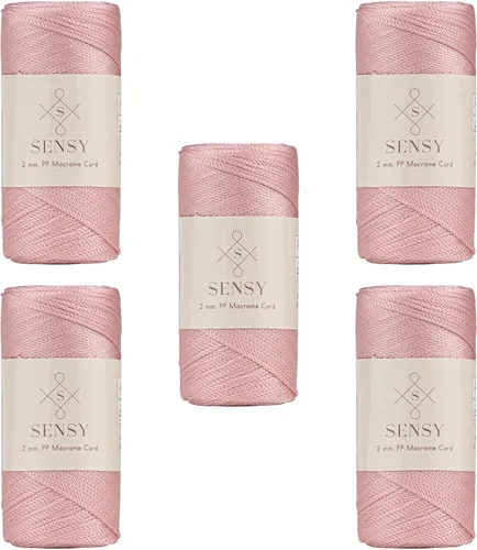 Vista 47 de Sensy Premium 2mm 229.5 metros de cuerda de poliéster 100% cordón de polipropileno Cordón de macramé 2mm Cordón para bolso de crochet Hilo