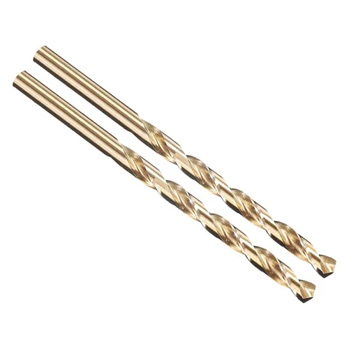 Vista 87 de PATIKIL Broca Jobber de 0.039 in, vástago recto M35 cobalto 5% acero de alta velocidad 135° acabado dorado para metal duro de acero inoxidable - 2