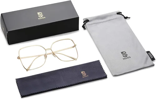 Vista 5 de SOJOS Large Square Oversized Sunglasses for Women Big Designer Style Sunnies SJ1082