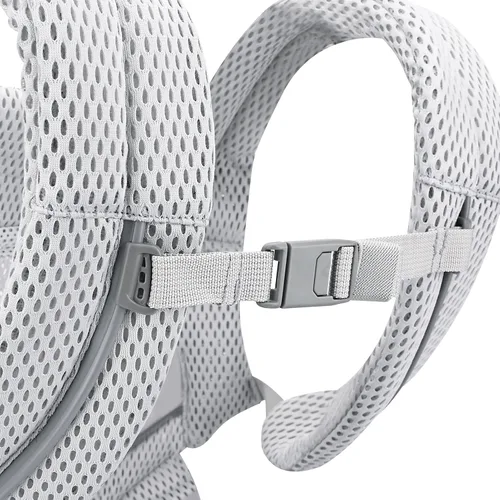 Vista 9 de Bebamour Portabebés ergonómico transpirable para 7 a 32 libras, perilla ajustable para desarrollar la cadera del bebé, portabebés de malla de aire