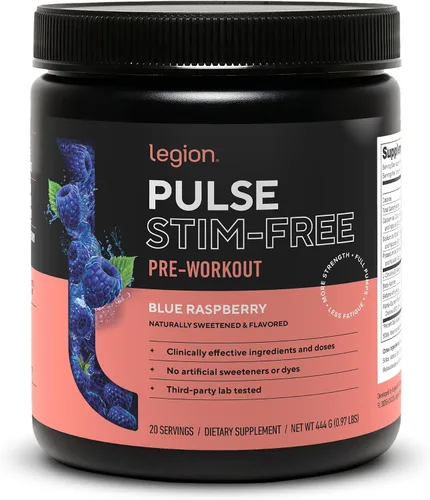 Vista 14 de Legion Pulse Suplemento previo al entrenamiento - Bebida de óxido nítrico natural para aumentar la energía, sin creatina, endulzada naturalmente