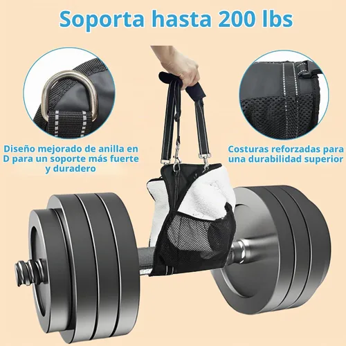 Vista 7 de Arnés doble uso para perro SyFatWeen con soporte para las patas traseras y cadera, cabestrillo canino para elevación de perro, ajustable y suave