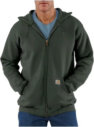 Vista 11 de Carhartt - Sudadera holgada de peso medio con cremallera completa para hombre Negro