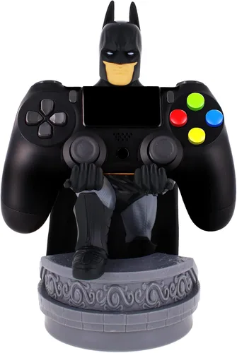 Vista 4 de Exquisite Gaming Warner Bros Batman - DC Comics - Soporte original para teléfono móvil y controlador de juegos, soporte para dispositivos, cable