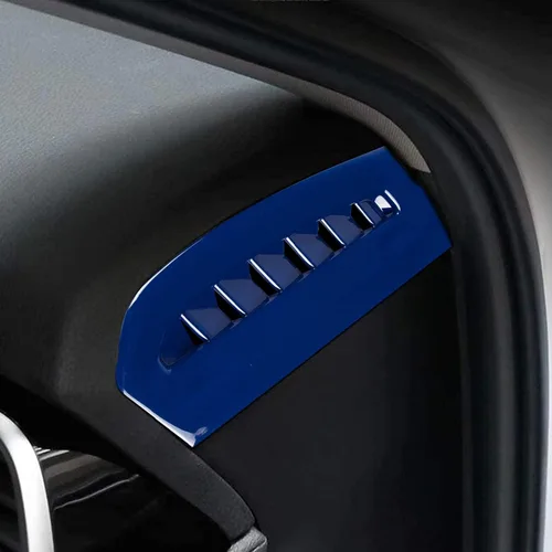 Vista 7 de Xotic Tech - Cubierta de salida de CA para consola lateral de salpicadero, color azul, compatible con Toyota Camry 2018-2024