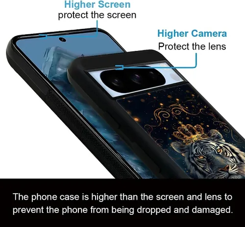 Vista 186 de Compatible con Google Pixel 4A 5G Mobile Case Creative Acrylic Panel trasero Silicona Protección Grip especialmente diseñado para Google Pixel 4A 5G
