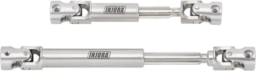 Vista 2 de INJORA Ejes de transmisión de acero inoxidable para TRX4M High Trail K10 F150