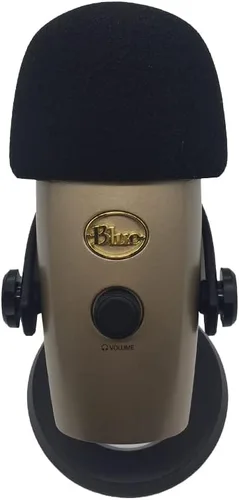 Vista 3 de Filtro Pop para Blue Yeti Nano Deadcat Wind Muff para Blue Yeti Nano Micrófono Cubierta de espuma Parabrisas para Blue Yeti Nano Mic (negro)