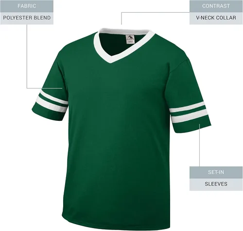 Vista 40 de Augusta Sportswear Jersey de rayas de manga para hombre