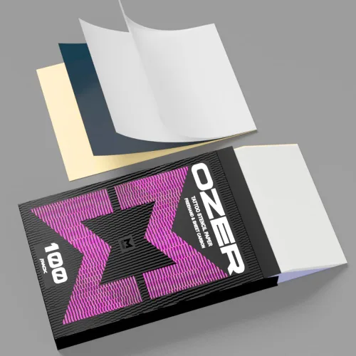 Vista 6 de OZER - Papel de transferencia para tatuajes tamaño A4 x 100 hojas OZER M Papel de Transferencia