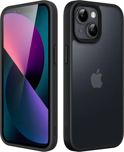 Vista 16 de JETech Funda mate para iPhone 13 de 6.1 pulgadas, a prueba de golpes, protección contra caídas de grado militar, cubierta trasera translúcida
