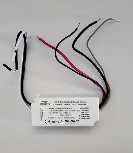 Vista 11 de Ironsmith Lighting Products - Transformador de controlador LED de corriente constante (3-12 voltios 3-6 vatios Regulable)