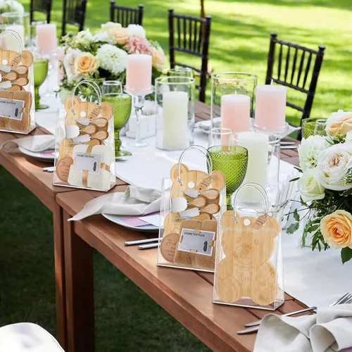 Vista 5 de 55 piezas de premios de baby shower para ganadores, 6 juegos de baby shower, regalos de invitados para tabla de quesos para adultos, cuchillos