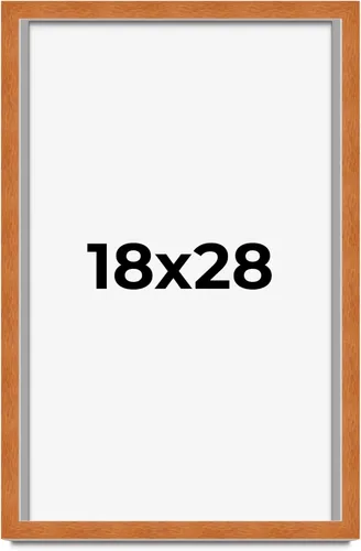 Vista 302 de Marco de 3 x 3 pulgadas de madera maciza de nuez y miel marrón con plexiglás acrílico UV, respaldo de tablero de espuma y accesorios para colgar
