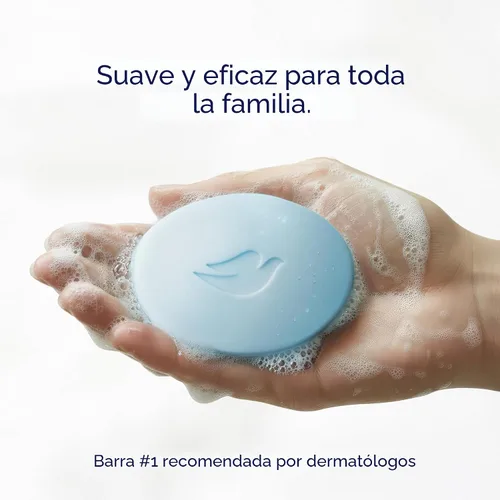 Vista 4 de Dove Jabón de barra de belleza Cuidado antibacteriano 2 unidades para piel limpia e hidratada, elimina bacterias 3.75 oz
