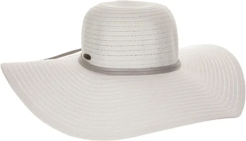 Vista 13 de Panama Jack Sombreros de sol para mujer - Pajita trenzada de papel, estilos surtidos Visera solar enrollable natural