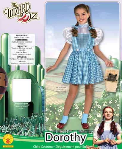Vista 4 de Disfraz de niña de Dorothy del Mago de Oz