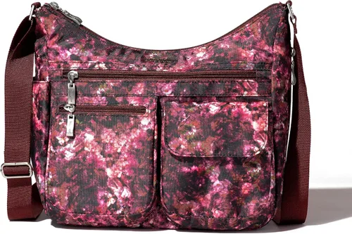 Vista 81 de Baggallini womens Everywhere Bagg Crossbody Women 11x9 Lightweight Nylon Hobo Water-resistant Travel Bag W/Rfid