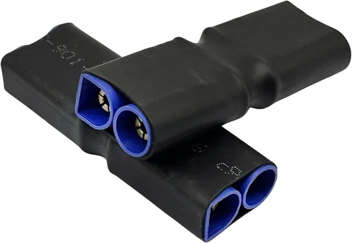 Vista 7 de EC5 hembra a EC5 conector hembra sin adaptador de cable, adaptador de conector EC5 para RC FPV Car Plane Drone LiPo batería EC5 conversión de puerto
