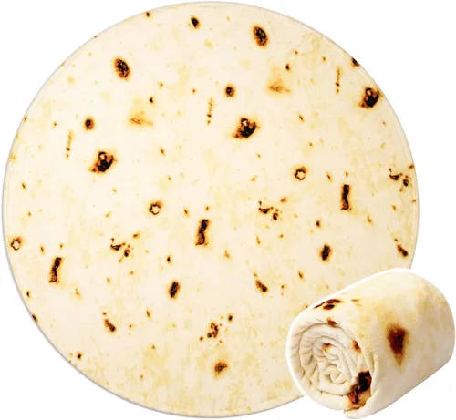 Vista 10 de Vessia Manta gigante de galletas, manta de comida divertida realista para adultos y niños, manta de galletas de chocolate suave de 300 GSM