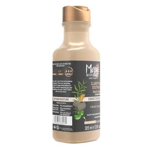 Vista 4 de Maui Moisture Clarify & Soothe + Acondicionador de jabón negro, hidratante, 13 onzas líquidas