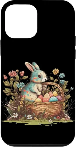 Vista 16 de Happy Easter Day Easter Bunny Happy Easter Egg Basket Case for iPhone 17