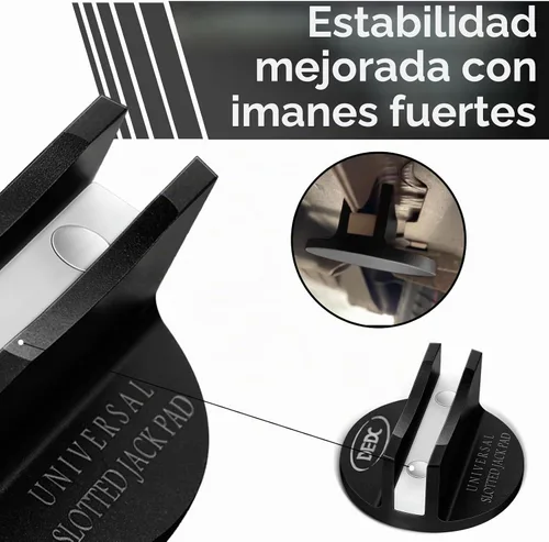 Vista 5 de DEDC - Almohadilla magnética de aluminio universal para SUV Negro1