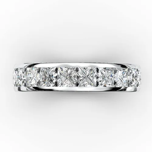 Vista 7 de Anillos de moissanita con certificación GRA, plata esterlina con anillo de compromiso chapado en oro blanco de 18 quilates, anillos de boda