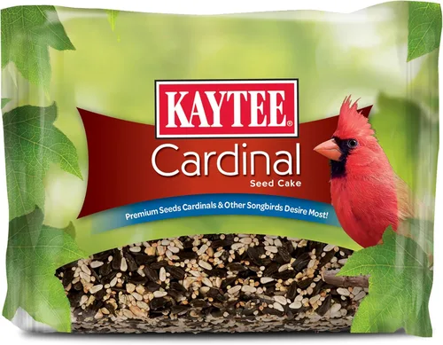 Vista 4 de Kaytee Cardinal Seed Cake, alimento para pájaros silvestres, 1.85 libras (paquete de 2)