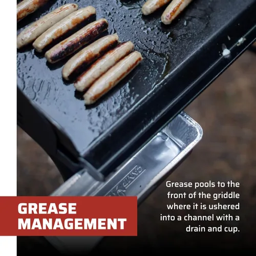 Vista 6 de Camp Chef SG60 Deluxe Double Burner Steel Professional Griddle (Steel)