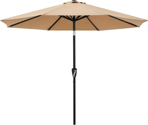 Vista 61 de ABCCANOPY 7.5FT Patio Umbrella Outdoor 6 RibsTable Umbrella(Brown)
