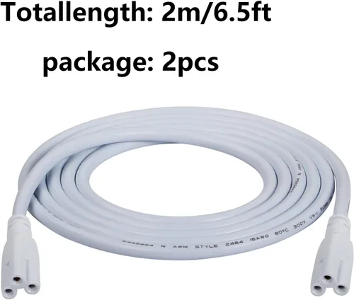 Vista 7 de SinLoon Certificación UL-LP T5 T8 Lámpara LED de conexión de cable de techo, luces de techo LED de luz diurna LED de tubo integrado, cables