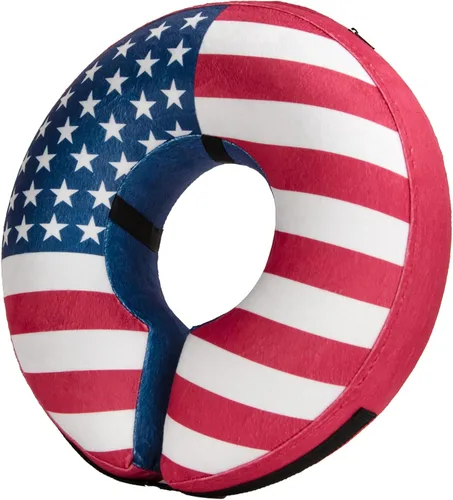 Vista 20 de BENCMATE - Cuello inflable y suave para perros, alternativa al collar isabelino, para gatos y perros pequeños, medianos y grandes, dona para Azul