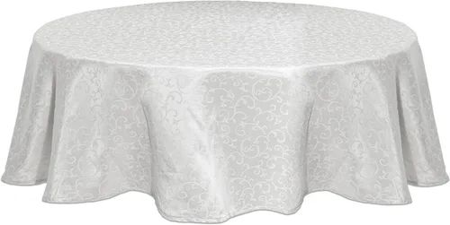 Vista 7 de Lenox - Mantel oblongo/rectangular de la serie Inocencia Opal