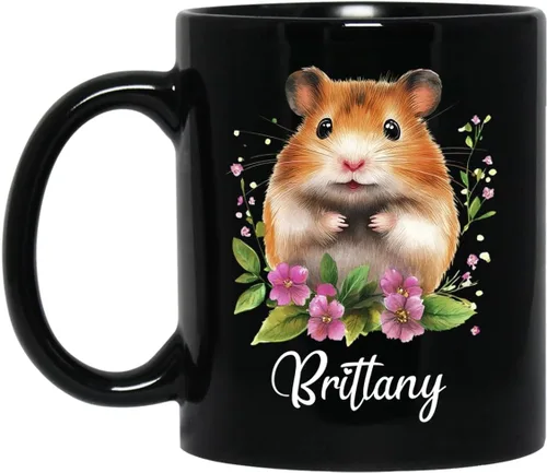 Vista 9 de Taza de café con nombre personalizado, regalo para amigo, compañero de trabajo, cumpleaños, taza de cerámica negra personalizada para amantes