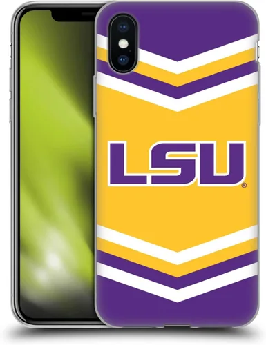 Vista 199 de Head Case Designs Funda de gel suave con licencia oficial de la Universidad Estatal de Louisiana LSU Camou compatible con Apple iPhone 7 Plus/iPhone