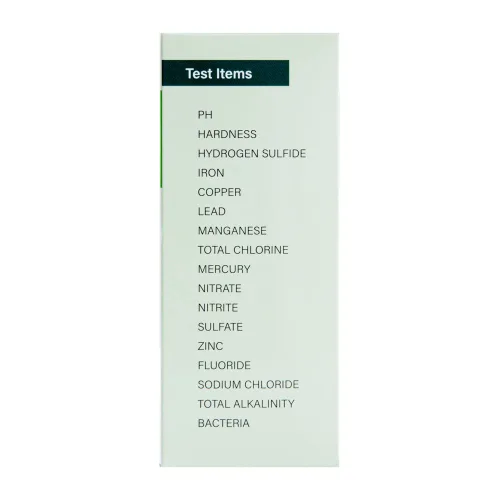Vista 11 de Restaurantware Kit de prueba de agua multiuso instantáneo de 100 unidades, 17 en 1, 2 pruebas de bacterias, para agua de grifo y pozo, tiras