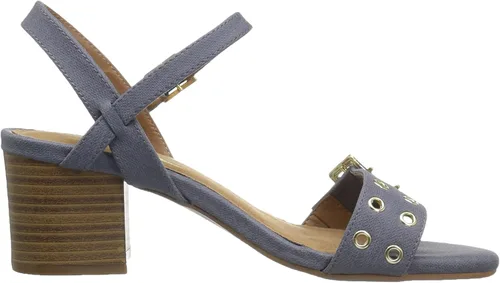 Vista 6 de Aerosoles Sandalias de vestir de Mid Town para mujer, Azul Patchwork, 9