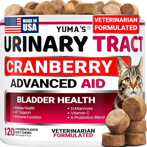 Vista 9 de Golosinas multivitamínicas para gatos - Vitaminas y suplementos para gatos - Taurina y lisina para gatos - Omega-3, glucosamina, arándano - Apoyo